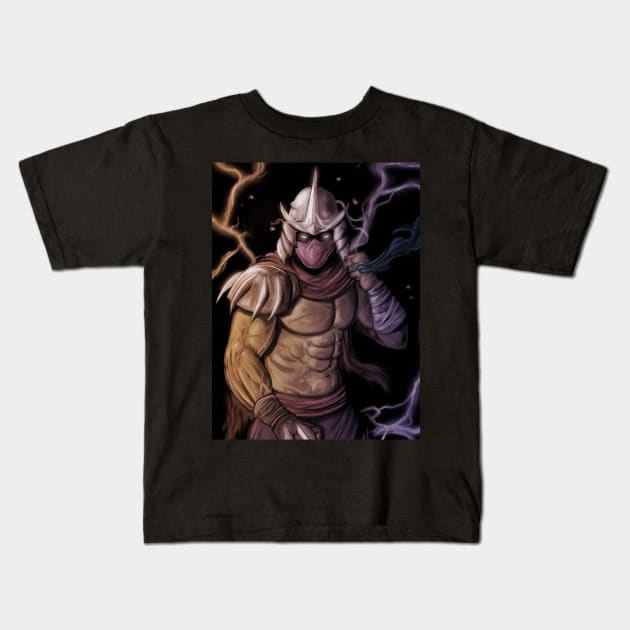 Shredder Kids T-Shirt by rezon